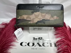 2023年最新】コーチ 長財布 COACH ラウンドファスナー 長財布 迷彩