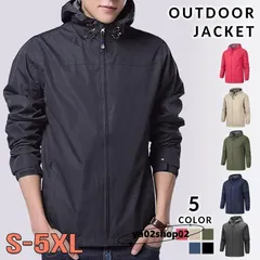 マウンテンパーカー メンズ 春 ウインドブレーカー 薄手 フード付き アウトドアジャケット 登山服 キャンプ バイク 防風 撥水 耐水圧 大き