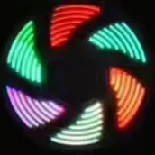 【選べる】LED ハンドスピナー（ブラック🐾）