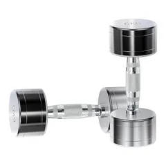 RITFIT ダンベル ステンレス製 2kg/4kg/6kg/8kg 筋トレ ホームジム 家庭用 鉄アレイ 一体成型 コンパクト 収納便利 (2kg)