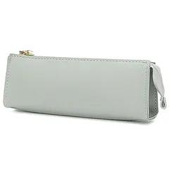 グレー ペンケース 革 筆箱 筆入れ 本革 栃木レザー レザー 大人 大容量 三角 メンズ レディース おしゃれ ギフト 革婚式 プレゼント 入学祝い 就職祝い 誕生日 父の日 母の日 無地 男性 女性 還暦祝い