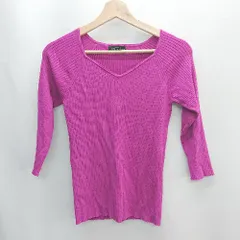 ◇ UNITED ARROWS green label relaxing 長袖 カットソー サイズ表記なし パープル レディース E  【1407020031516】