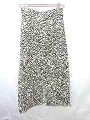 ◇ Θ SLY スライ レオパード ヒョウ柄 ロング丈 タイト スカート サイズ2 ベージュ レディース E  【1507010010832】