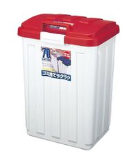 アスベル ハンドル付カラー分別ペール7L レッド