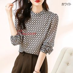 新品未使用JUSGLITTY 花柄フリルブラウスサイズ2 - メルカリ