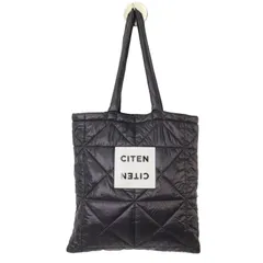 CITEN シテン 秋冬★ パデッド キルティング トート バッグ Sz.F レディース 黒