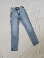 23 Hollister(ホリスター) ヴィンテージ ハイウエスト デニム パンツ mom jeans