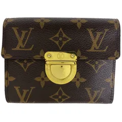 ルイ・ヴィトン Louis Vuitton ポルトフォイユ コアラ 札入れ 小銭入れ 三つ折り財布 モノグラム ブラウン M58013 レディース 【中古】