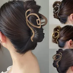【数量限定】大きめ ヘアピン ヘアピン ヘアアレンジアクセント クリップ 髪飾り 韓国風 髪留め シンプル ヘアアクセサリー 贈り物 ヘアクリップ レディース用 バンスクリップ