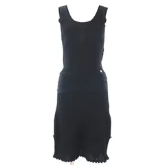 シャネルCHANELおリボン07Pブラックミニワンピース チュニックにも