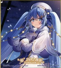 【中古】紙製品 雪ミク(2021) 雪ミクオールスターズ ミニ色紙 色コレ 「一番くじ 雪ミク ～SNOW MIKU～」 H賞