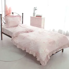 ☆ SB632Dミニーマウス ☆ キャラクター フリル ふとんカバー 3点セット 布団カバー 3点セット シングル 可愛い ふとんカバー 3点 セット かわいい おしゃれ キャラクター サンリオ フリル ふとん 布団 カバー 掛け布団カバー