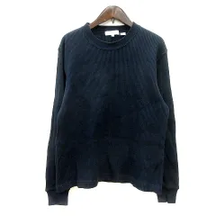 ユナイテッドアローズ A DAY IN THE LIFE UNITED ARROWS カットソー クルーネック 長袖 ワッフル地 S 紺 ネイビー /MN