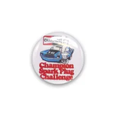 缶バッチ #CB080 CHAMPION CAR チャンピオン/ 缶バッジ 直径3cm アメリカン雑貨