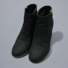 COLE HAAN コールハーン レザー ヒール ブーティー 8B ブラック KT60-G-KG