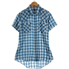 古着 90年代 リーバイス Levi's チェック柄 半袖 ウエスタンシャツ メンズL相当 ヴィンテージ/eaa537620