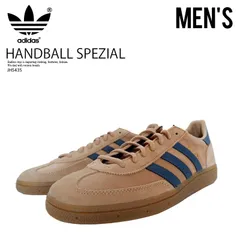[レディース サイズ ] adidas (アディダス) HANDBALL SPEZIAL (ハンドボール スペツィアル) ローカット スニーカー 普段使い カジュアル ストリート WARSAN/PROIN/GOLDMT ベージュ/ネイビー JH5435