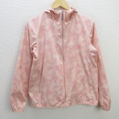 G■ユニクロ/UNIQLO ポケッタブルUVカットパーカ ガラ/211-437048【L】ピンク/LADIES/124【中古】■