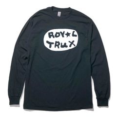 ロイヤルトラックス 新品・正規品 ロングスリーブシャツ Logo-Black グランジ ジャンク ガレージ 90s