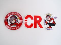 だるまいずごっど (Crazy Raccoon) 缶バッジ MEMBER CAN BADGES ＆ STICKERS SET 1