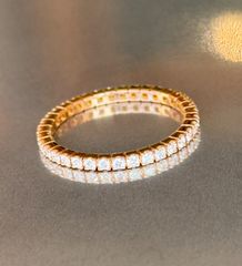 De Beers デビアス 750 ダイヤモンド フルエタニテ 8号 - メルカリ