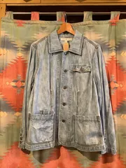 トミーヒルフィガー デニムカバーオール ライトブルー メンズS