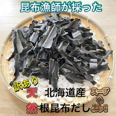 【⭐️お試し⭐️】ネバネバ成分《フコイダン》訳あり！　⭐️だし・スープ専用根昆布⭐️　北海道産天然なが昆布100g