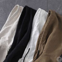 ジレ レディース ベスト トップス ノースリーブ アウター ジレンチ コート アウター レイヤード 前開き 無地 羽織り 綿麻風 羽織 ライトアウター ショート丈 フード付き パーカー風 min#