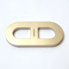     中古 エルメス シェーヌダンクル スカーフリング メッキ ABランク ゴールド シルバー 小物 アクセサリー レディース HERMES 【送料無料】【三田店】