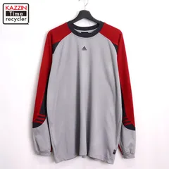 00s adidas ポリエステル 長袖Ｔシャツ メンズ 表記Lサイズ