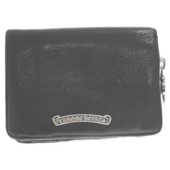 CHROME HEARTS (クロムハーツ) JOEY ジョーイ ダガージップ レザーウォレット 二つ折り財布 ブラックのサムネイル