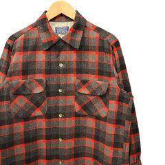 50s ビンテージ ペンドルトン ウール オープンカラーシャツ M 50年代 ヴィンテージ PENDLETON BOARD SHIRT