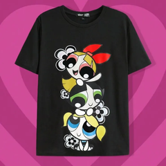 ☆輸入☆ブラック　パワーパフガールズ　powerpuff girls Tシャツ