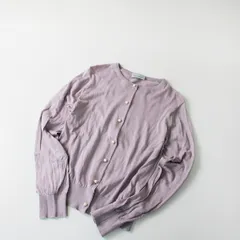 martinique マルティニーク JOHN SMEDLEY ジョンスメドレー パールボタン ウールカーディガン S/パープル トップス【2400013184946】のサムネイル