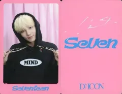 【中古】コレクションカード(男性) SEVENTEEN/JEONGHAN(ジョンハン)/枠ピンク・裏面印刷サイン入り/「DICON D’FESTA MINI EDITION SEVENTEEN」フォトカード