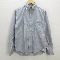 G■アーバンリサーチ/URBAN RESEARCH DOOR 長袖BDシャツ/コットン【40】灰系/men's/161【中古】■