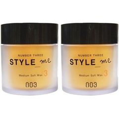 ● 2個セット ナンバースリー スタイルミー ミディアム ソフト ワックス 3 50g ヘアワックス メンズ レディース WAX スタイリング ヘアセット