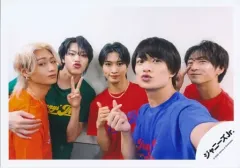 【中古】生写真(ジャニーズ) HiHi Jets・美 少年/猪狩蒼弥・佐藤龍我・那須雄登・浮所飛貴・藤井直樹/横型・バストアップ/「ALL Johnnys’ Jr. 2023 わっしょいCAMP! in Dome」セルフィー/公式生写真