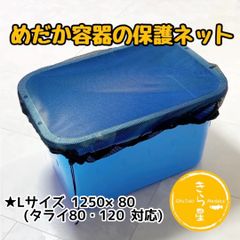 【きら星】めだか容器の保護ネット ( Lサイズ 1枚 )