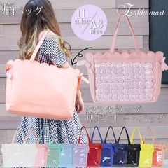A3フェイクレザースカラップリボントートバッグ zakkamart 痛バ 痛バック itabag ザッカマート　痛バッグ