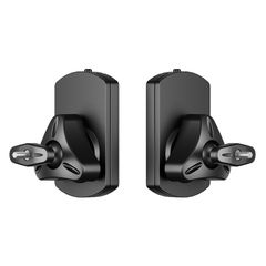 【迅速発送】グリーンハウス スピーカー取付金具 左右2個セット 10kgまで対応 上下左右 角度調節 オーディオ 壁掛 GH-SWMA-BK