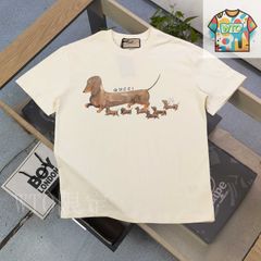 GUCCI 犬服 オレンジ Lサイズ GGロゴ - メルカリ