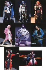 [중고] 엽서 스테이지 샷 엽서 8장 세트 [Blu-ray/DVD 무대 [도검 난무] 십구전 부러워 각의 하루카에] 칼 스테판 사이트 구입 특전