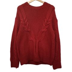 AMERICAN HOLIC アメリカンホリック レッド ニット トップス 長袖