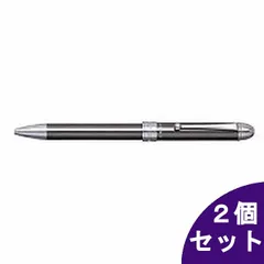 【2個セット】プラチナ万年筆 多機能ペン ダブル3アクション ガンメタル MWB-1000C#98