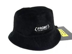 ■新品■未使用■ MONCLER モンクレール FRGMT HIROSHI FUJIWARA ベロア バケットハット 帽子 メンズ レディース ブラック系 AY8193のサムネイル