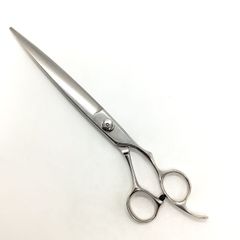 【メーカー不明】 ロング シザー オフセット 理容 美容ハサミ 美容師 理容師 右利き 8インチ 中古 sc1930