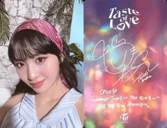 【中古】コレクションカード(女性) TWICE/モモ/裏面印刷サイン・メッセージ入り/CD「Taste of Love」封入特典フォトカード