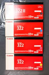 Canon 322+322II 純正トナーカートリッジ 4色セット 2021～2022製造
