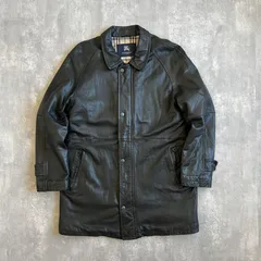 希少 BURBERRY ラムレザー ノバチェック ライダース レザージャケット 2025年最新】BURBERRY LONDON メンズ レザージャケット